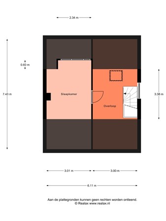 Floorplan - Koningin Wilhelminastraat 9, 3751 DD Bunschoten-Spakenburg